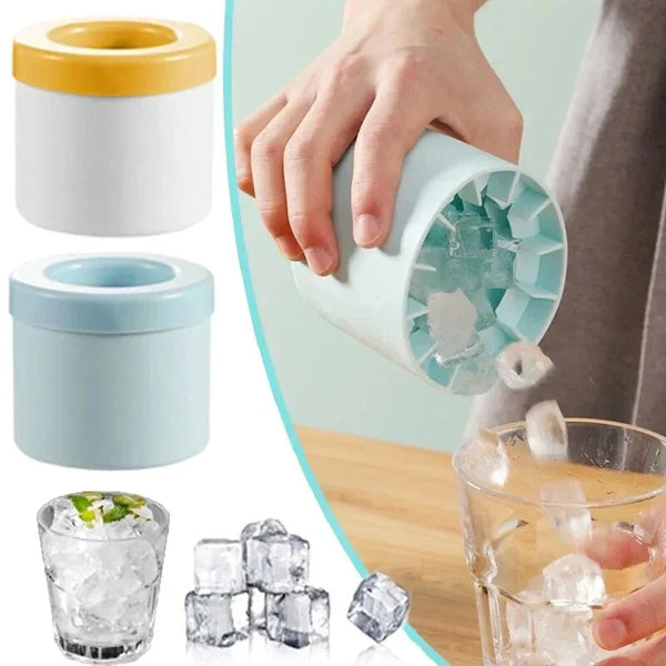 Forma de Gelo em Silicone com Reservatório
