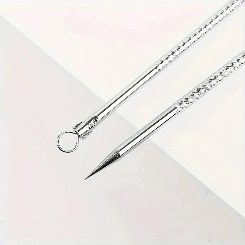 1pc Stainless Steel Blackhead Comedone Acne Blemish Extractor Remover Face Skin Care Pore Cleaner Needles Remove Tools Hot