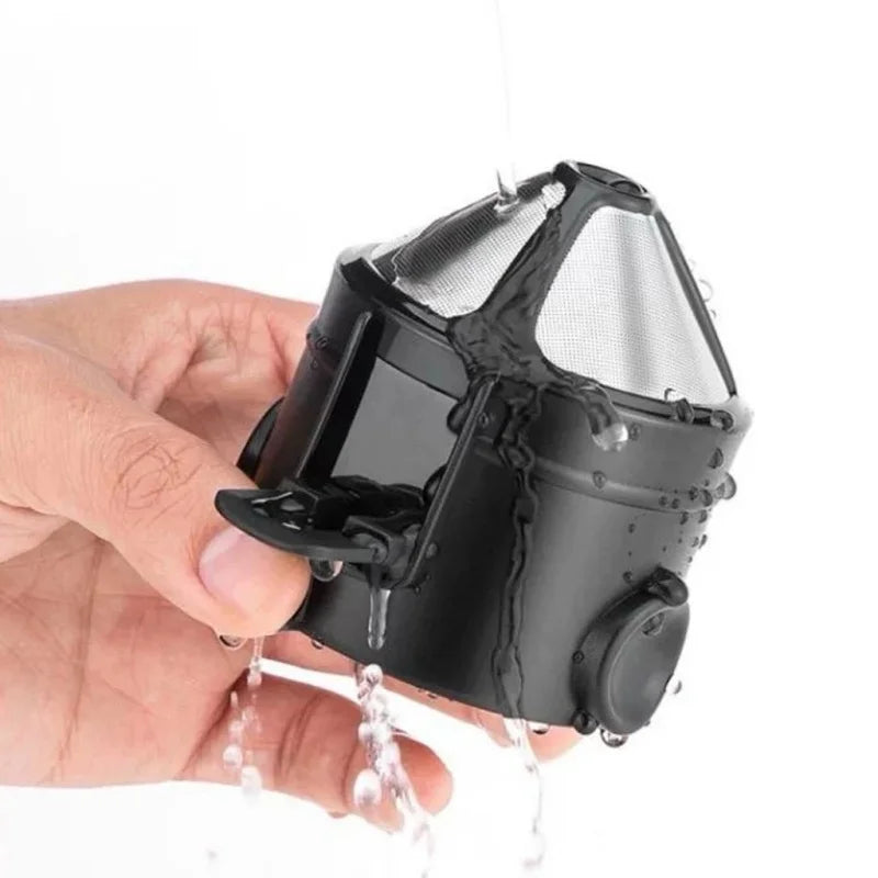 Mini Portable Inox Reusable Tea and Coffee Cooler for Home, Office and Travel