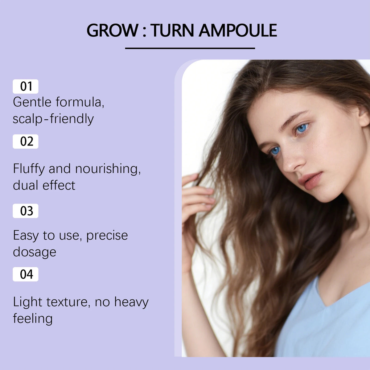 Volumizing Hair Serum Deep Nourish Care Repair Damaged Hair Roots Improve Scalp Environment Scalp Massager With Built-In Brush