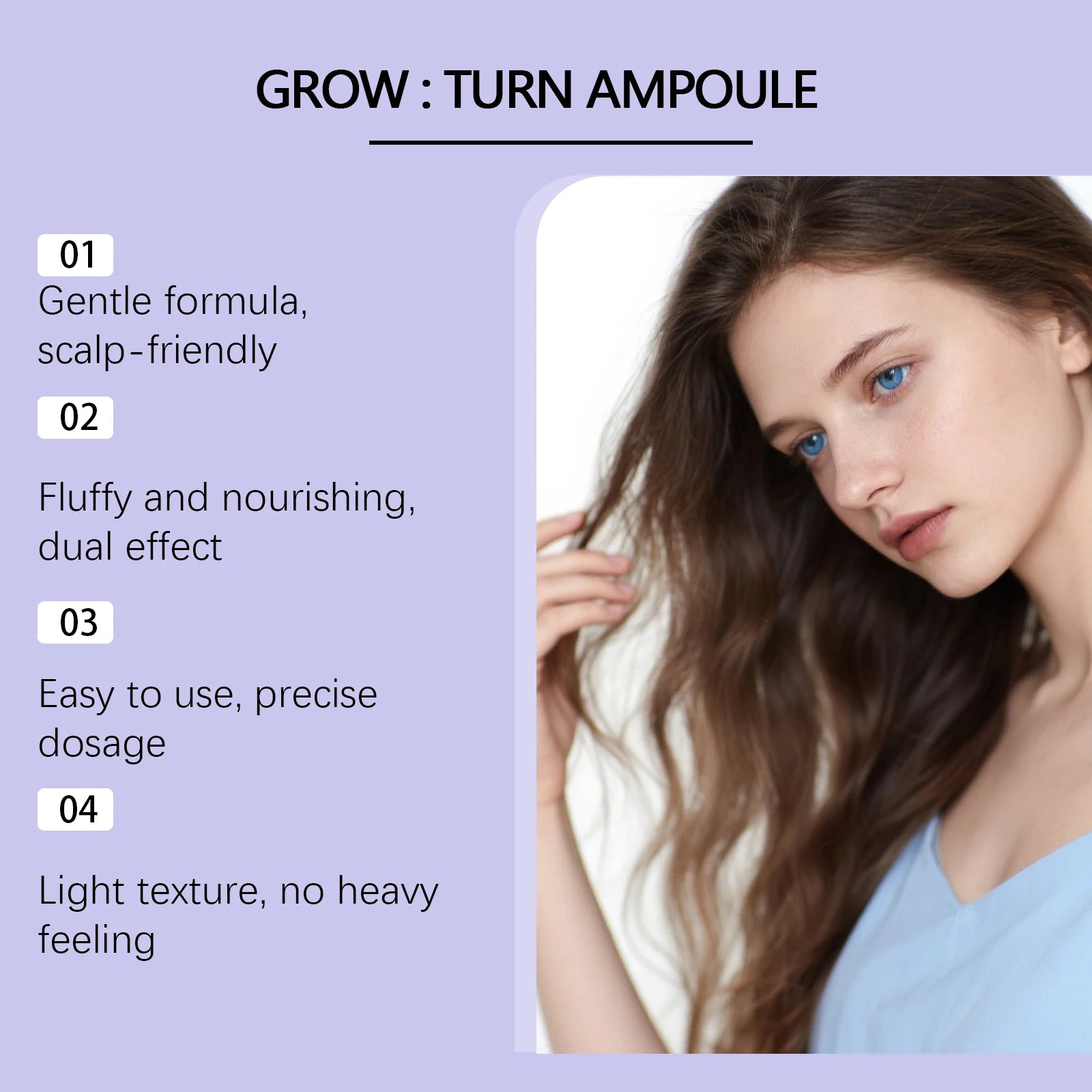 Volumizing Hair Serum Deep Nourish Care Repair Damaged Hair Roots Improve Scalp Environment Scalp Massager With Built-In Brush