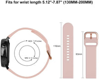 Strap For Amazfit GTS 2/4/3/GTS 2/4 Mini/GTR 4/2/2e 20mm/22mm Watch Silicone Sport Bracelet Amazfit bip 6 5 3/u pro Series bands