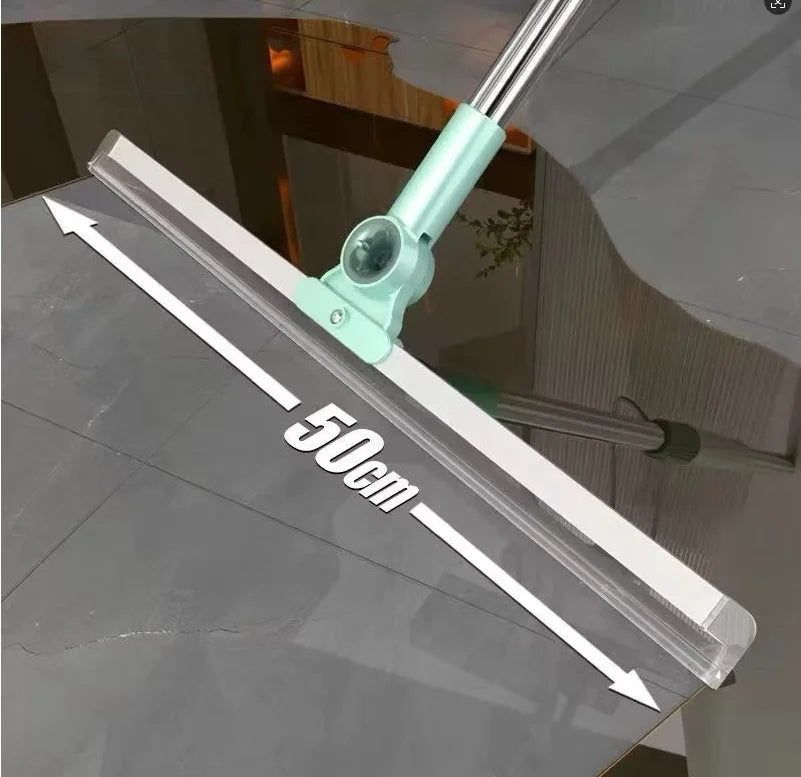 Vassoura mágica Brasil 50 cm, rodo multifuncional de silicone para água, vassoura para piso, limpeza e remoção de água, rodo para cozinha e piso.