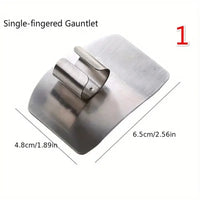 1PC Stainless Steel Finger Guard Anti Cut Shield Anti Slip Grip Safe Cutting Kitchen Tool for Cooking