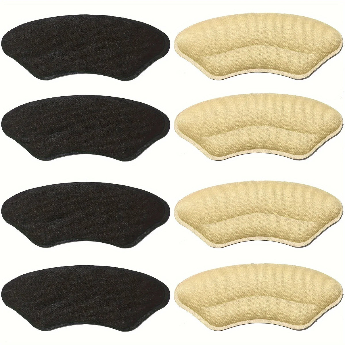 Kit com 8 Protetores de Calcanhar Autoadesivos para Sapatos