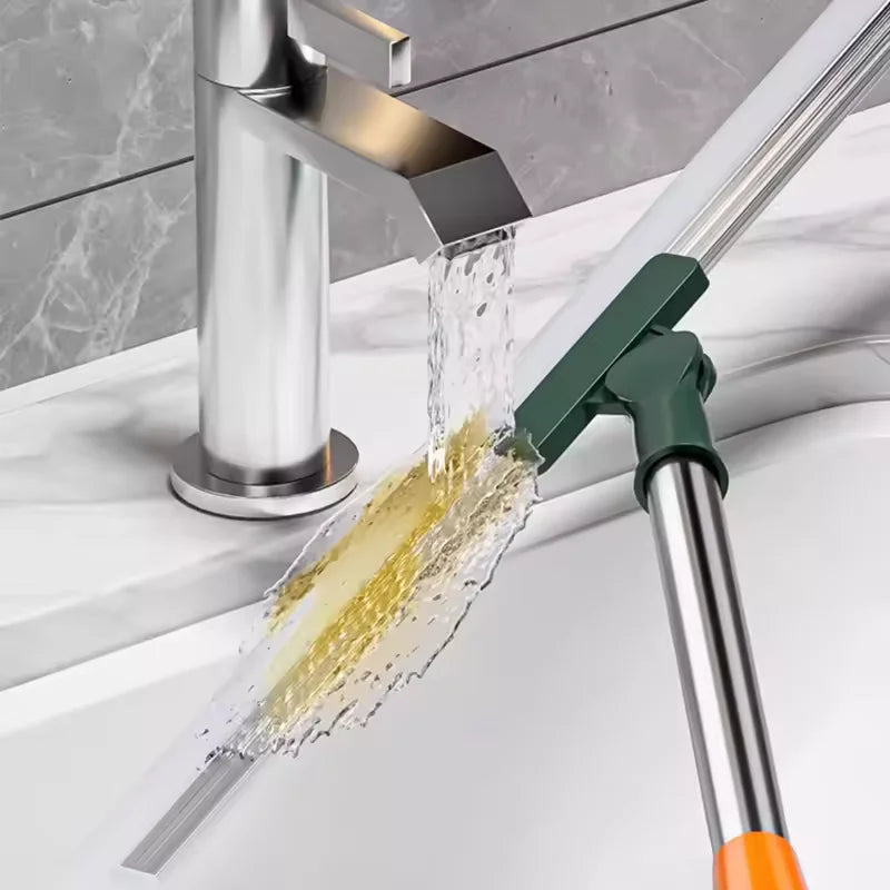Vassoura mágica Brasil 50 cm, rodo multifuncional de silicone para água, vassoura para piso, limpeza e remoção de água, rodo para cozinha e piso.