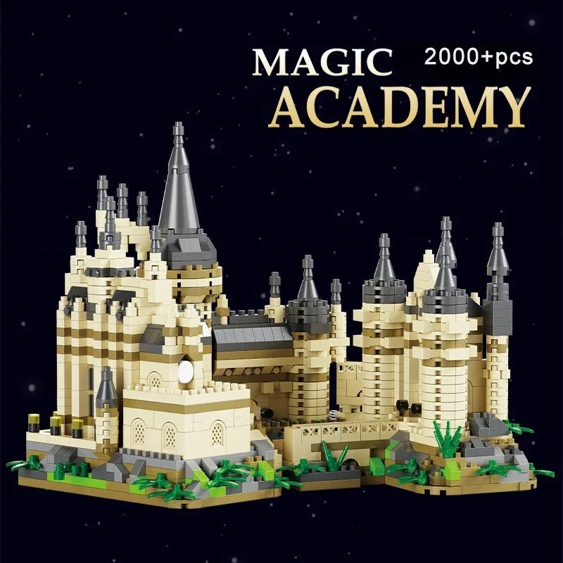 Kit de Construção Castelo Medieval em Blocos de Montar