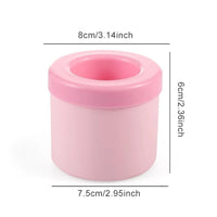 Forma de Gelo em Silicone com Reservatório