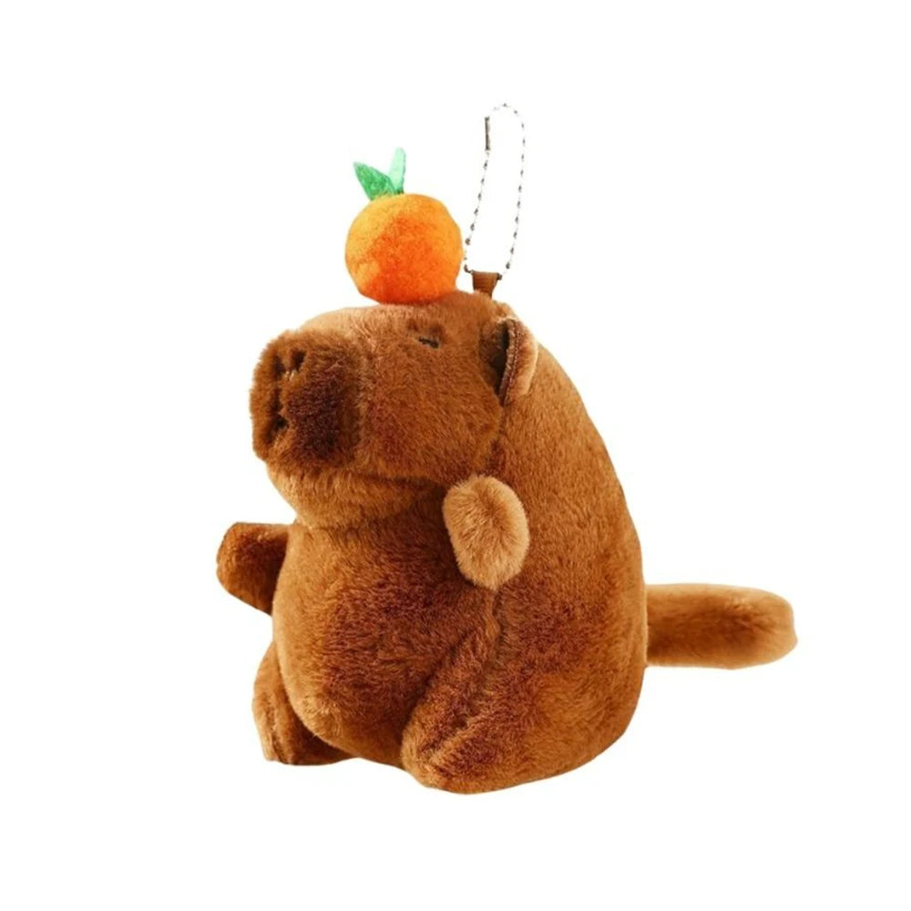 Plush Capybara Interactive Anti Stress Toy Blow Bubbles and Slips Tab Fun Gift For Couple and Adults