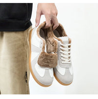 Unisex German Army Trainers Shoes Versatile White Casual Shoes 2026 Spring Retro Sneakers Couples Platform Sports Shoes