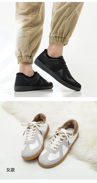 Unisex German Army Trainers Shoes Versatile White Casual Shoes 2026 Spring Retro Sneakers Couples Platform Sports Shoes