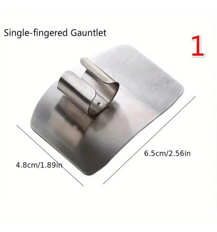 1PC Stainless Steel Finger Guard Anti Cut Shield Anti Slip Grip Safe Cutting Kitchen Tool for Cooking