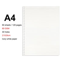 Folhas para Caderno de Disco e Fichário – Folhas Reposicionáveis