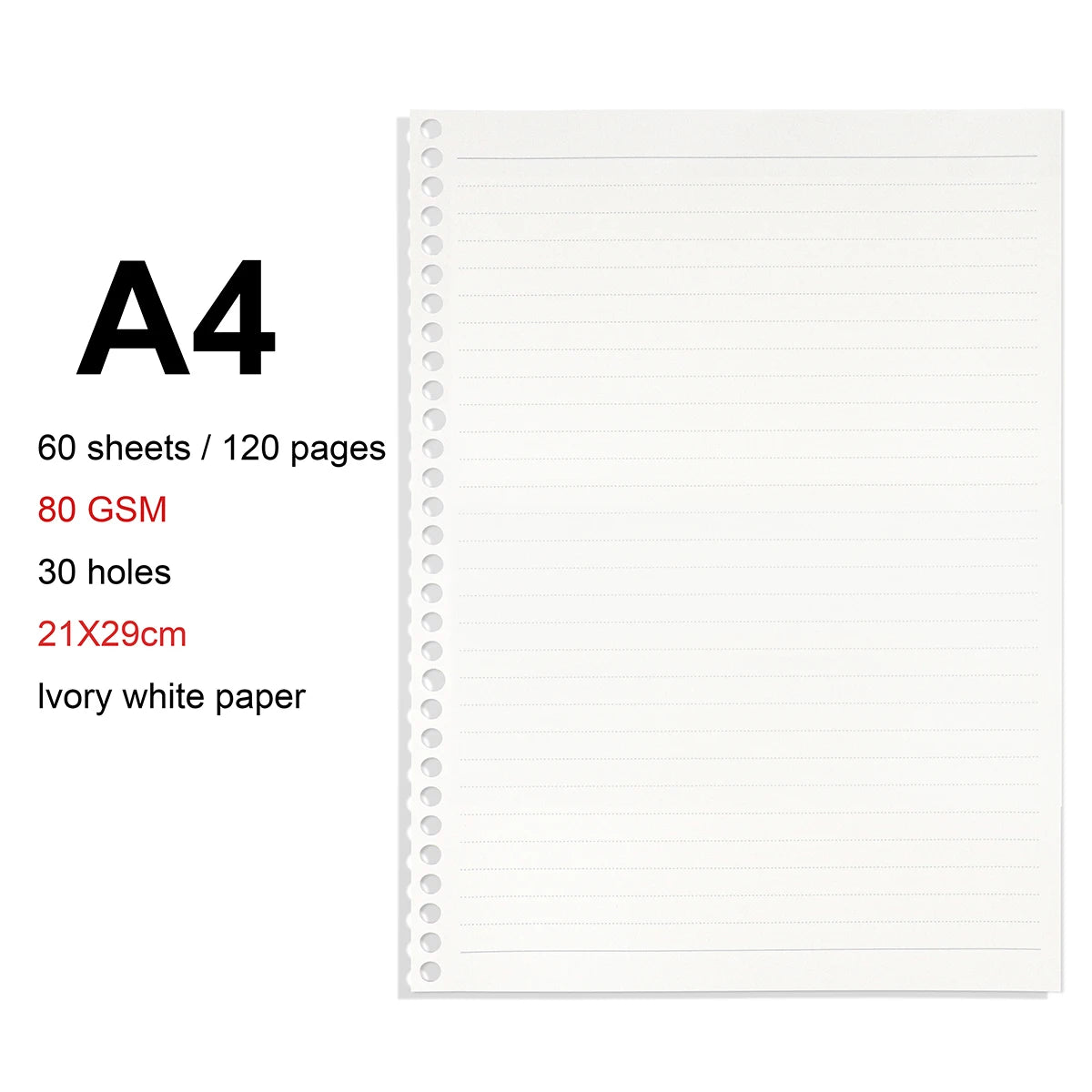 Folhas para Caderno de Disco e Fichário – Folhas Reposicionáveis