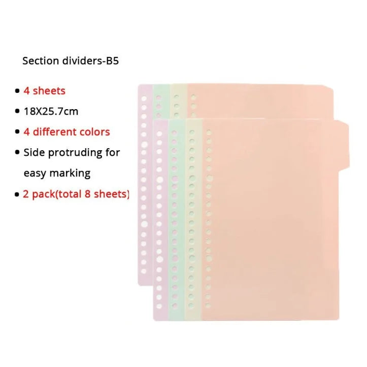 Folhas para Caderno de Disco e Fichário – Folhas Reposicionáveis