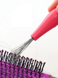 Comb Hair Brush Cleaner Plastic Handle Cleaning Brush Remover Embedded Beauty Tools Cleaning Products Cleaning Supplies