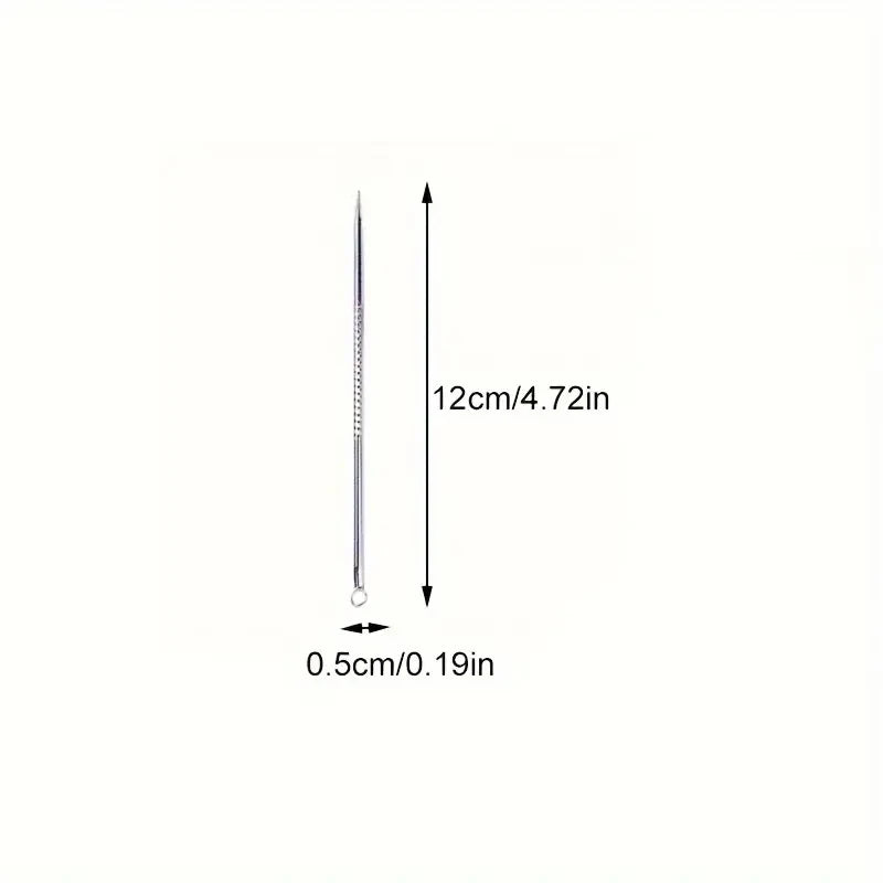 1pc Stainless Steel Blackhead Comedone Acne Blemish Extractor Remover Face Skin Care Pore Cleaner Needles Remove Tools Hot
