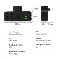 Socket, plug, extension socket, USB socket, wall socket, electrical extension, outlet, universal plug adapter