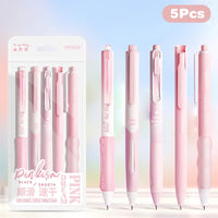 Kit com 5 Canetas Gel Minimalistas