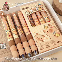 Kit com 4 Canetas  Capivara