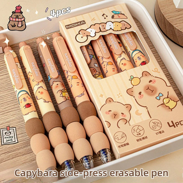 Kit com 4 Canetas  Capivara