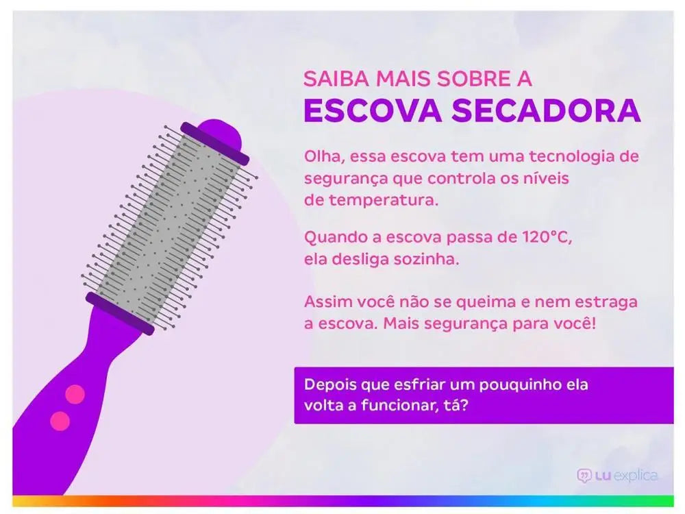 Escova Secadora Mondial InfraRed ES-01-IR 1200W 3 - Bivolt