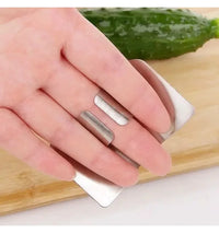 1PC Stainless Steel Finger Guard Anti Cut Shield Anti Slip Grip Safe Cutting Kitchen Tool for Cooking