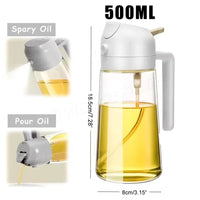 Borrifador de Azeite 2 em 1 em Vidro 500ml