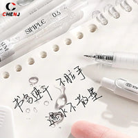Kit com 5 Canetas Gel Minimalistas