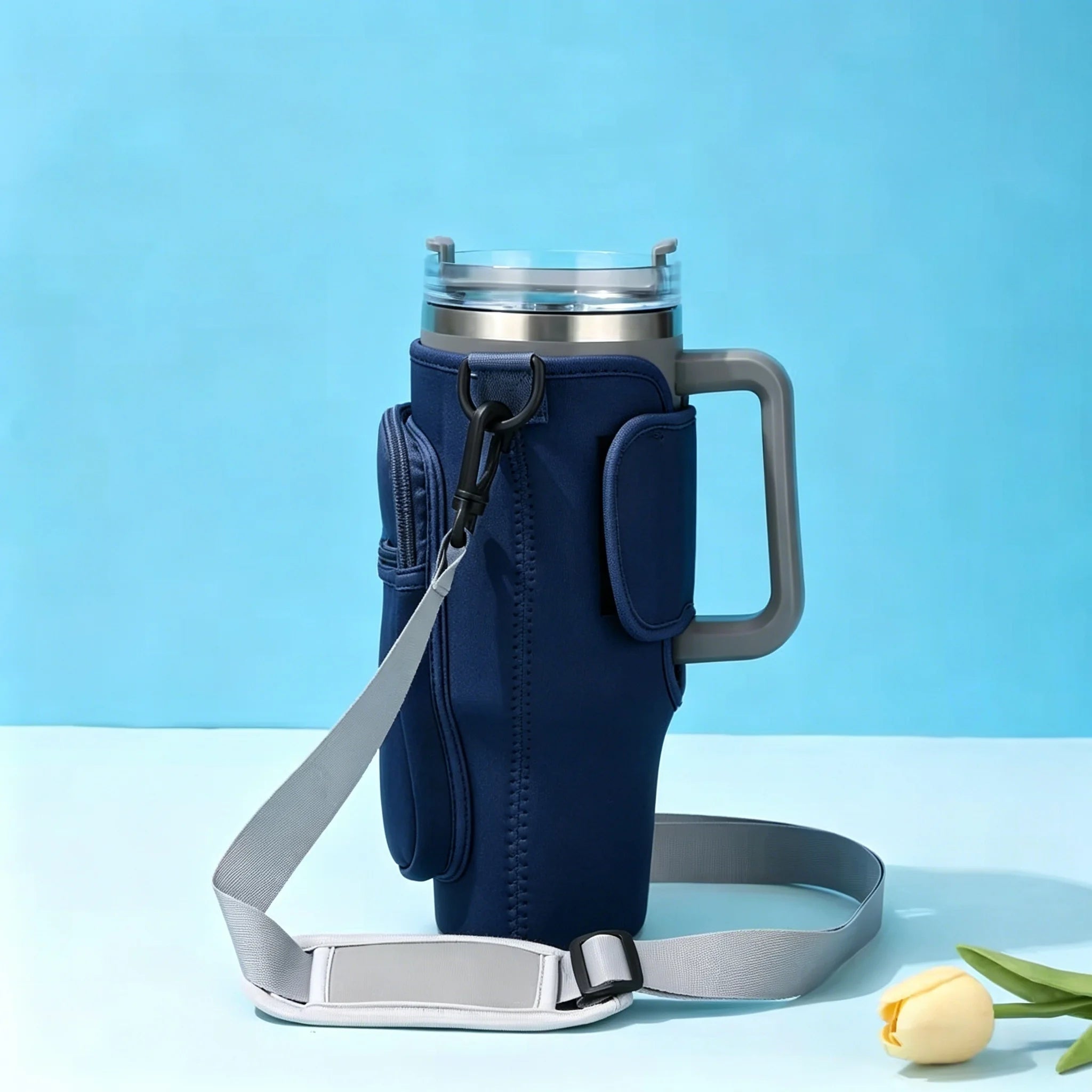 Bolsa para Copo Térmico com Alça Ajustável e Porta-Celular