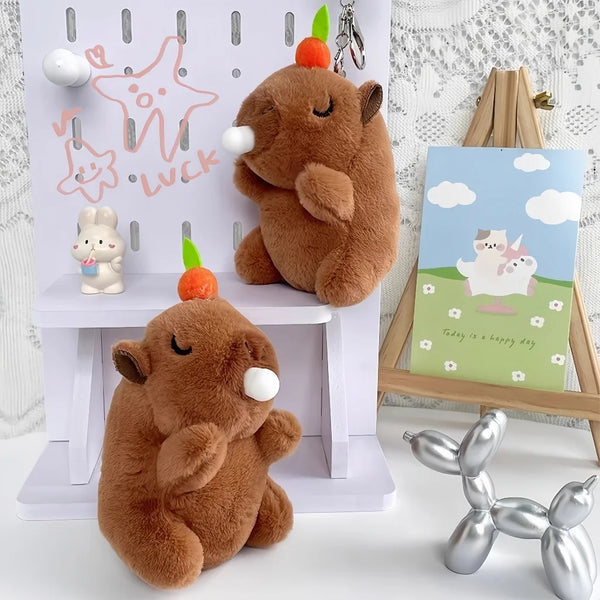 Capivara Interativa Antiestresse com Bolhas de Sabão