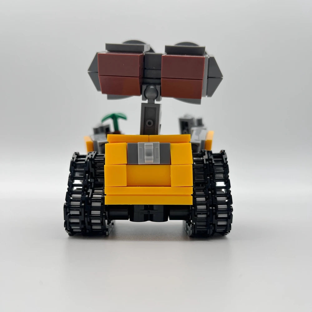 Kit de blocos de montar MOC Mini Robô Wall-E com mais de 200 peças, inspirado em filme clássico. Brinquedo criativo de tijolinhos para crianças, adolescentes e adultos. Ideal para presentear.
