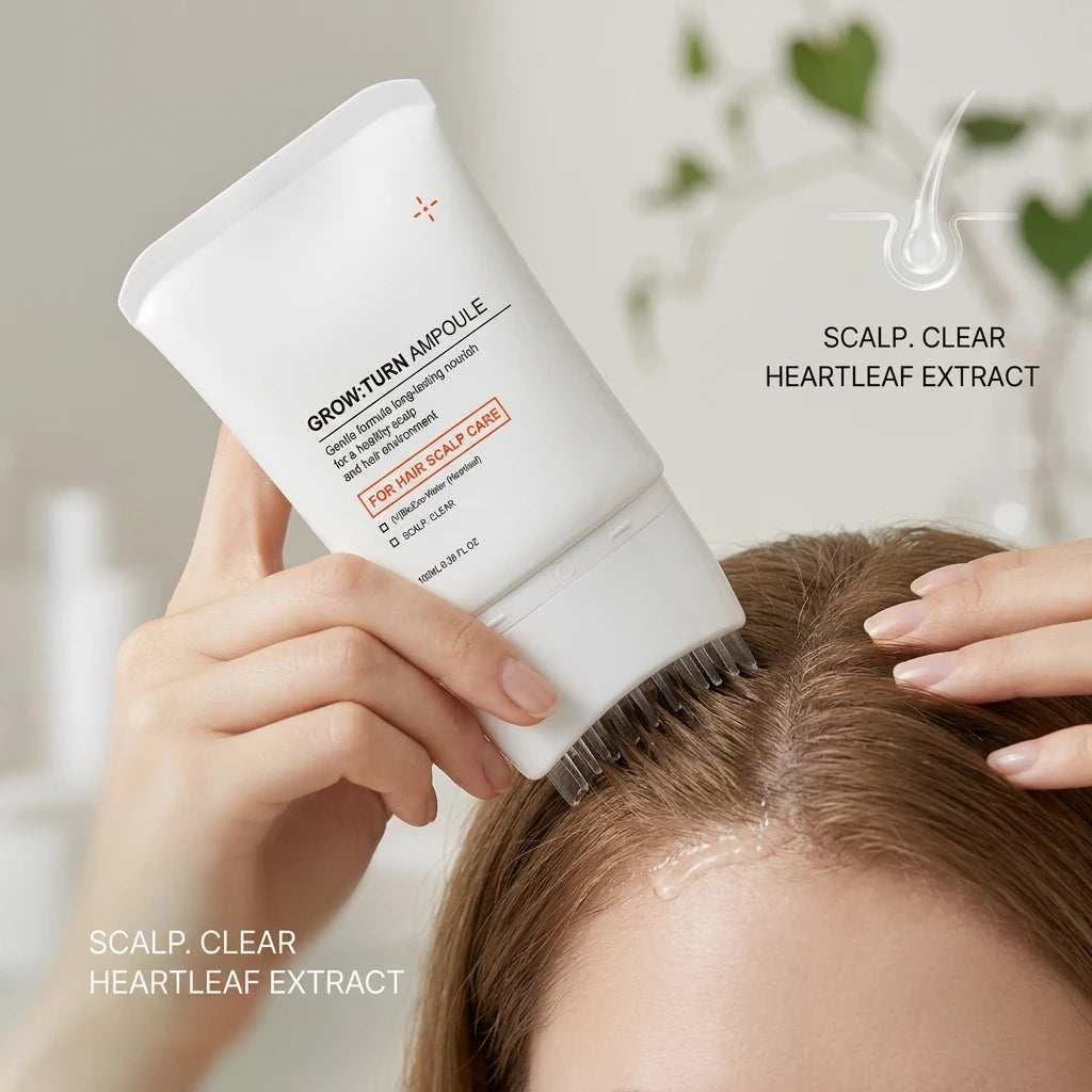 Volumizing Hair Serum Deep Nourish Care Repair Damaged Hair Roots Improve Scalp Environment Scalp Massager With Built-In Brush