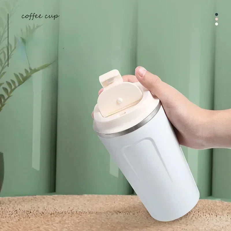 Copo Térmico em Aço Inoxidável 510ml com Tampa Antivazamento