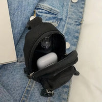 Mini Bolsa Porta-Moedas com Alça para Celular, Chaves e Fones
