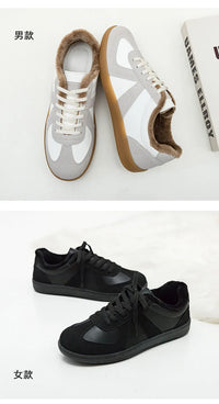 Unisex German Army Trainers Shoes Versatile White Casual Shoes 2026 Spring Retro Sneakers Couples Platform Sports Shoes