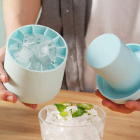 Forma de Gelo em Silicone com Reservatório