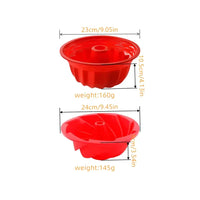 Silicone Cake Mold Round Shape Oven Cake Mold Silicone Bread Pan 12 Holes Muffin Cupcake Baking Pans Resin Molds